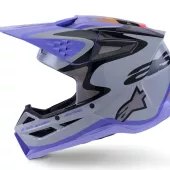 Alpinestars 830 2726 9277 Jettson SM3 XL grey/purple/black glossy helmet