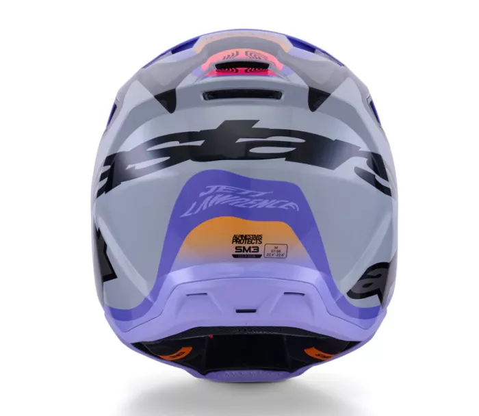 Alpinestars 830 2726 9277 Jettson SM3 XL grey/purple/black glossy helmet