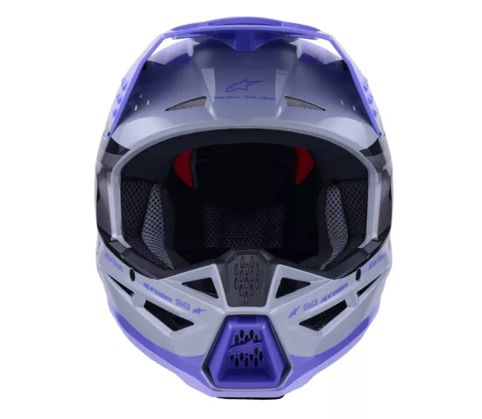 Alpinestars 830 2726 9277 Jettson SM3 XL grey/purple/black glossy helmet