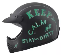 Rusty Pistons RPHE13 vel.L Cross over art Keep Calm Stay Dirty emerald green/polar white