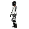 Kombinéza na motorku Dainese KILLALANE pearl white / charcoal gray / black