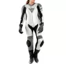 Kombinéza na motorku Dainese KILLALANE pearl white / charcoal gray / black