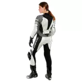 Kombinéza na motorku Dainese KILLALANE pearl white / charcoal gray / black
