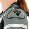 Kombinéza na motorku Dainese KILLALANE pearl white / charcoal gray / black