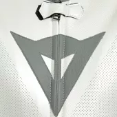 Kombinéza na motorku Dainese KILLALANE pearl white / charcoal gray / black