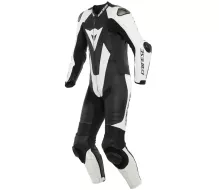 Dainese 201513467 622 LAGUNA SECA 5 56 1PC LEATHER SUIT PERF.BLACK/WHITE