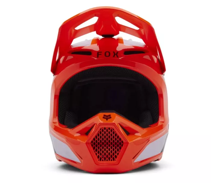 Motokrosová helma Fox V1 Lean Helmet Fluorescent Orange