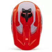 Motokrosová helma Fox V1 Lean Helmet Fluorescent Orange