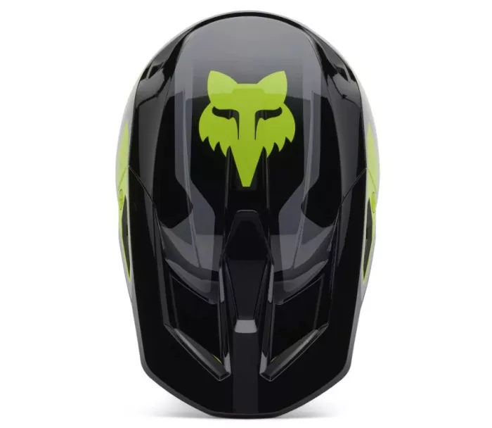 Motokrosová prilba Fox V1 Lean Helmet Grey/Yellow