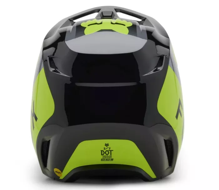 Motokrosová prilba Fox V1 Lean Helmet Grey/Yellow