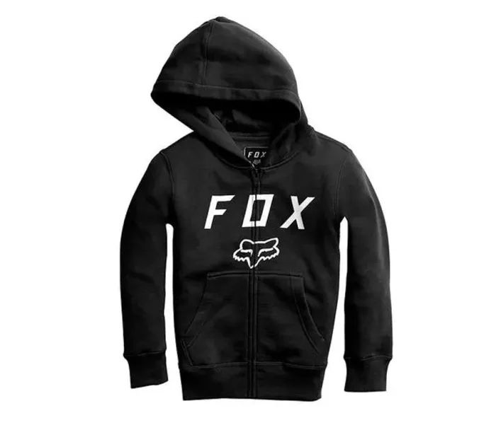 Detská mikina FOX Legacy Moth Zip Fleece - Black