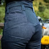 Dámske džínsy na moto Trilobite Tactical dark blue