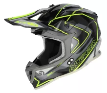 Motokrosová prilba Acerbis Linear 22-06 black/fluo yellow