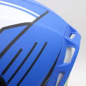 Helma na moto XRC Loomis wht/blk/blue/fluo