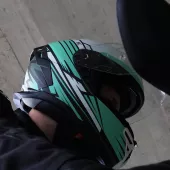 Integrálna helma XRC Loomis blk/trqs/dark green/wht