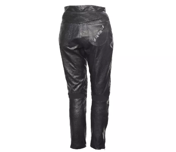 Dámske kožené nohavice na moto Nazran Lora black veľ. XS