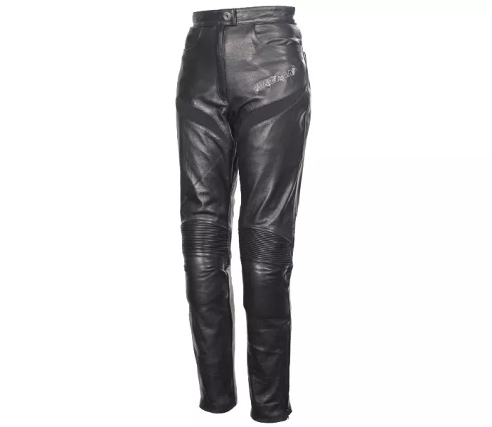Dámske kožené nohavice na moto Nazran Lora black veľ. XS