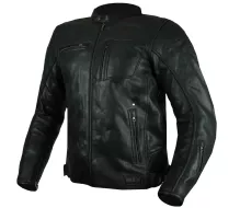 Kožená bunda na moto XRC LORMES HLT men jacket black