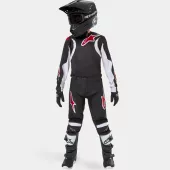 Detský motokrosový dres Alpinestars Youth Racer Lucent black/white