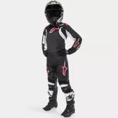 Detský motokrosový dres Alpinestars Youth Racer Lucent black/white