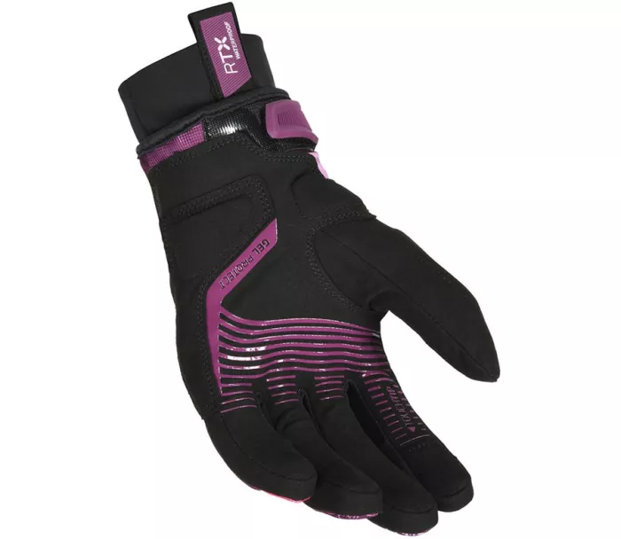Dámské rukavice Macna Crew RTX black/purple/pink lady gloves vel. XL