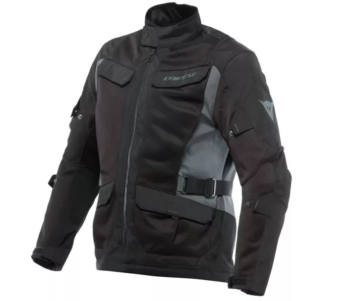 Bunda na moto Dainese DESERT TEX JACKET BLACK/BLACK/EBONY vel. 52