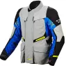 Bunda na moto Macna Fusor light grey/blue/black