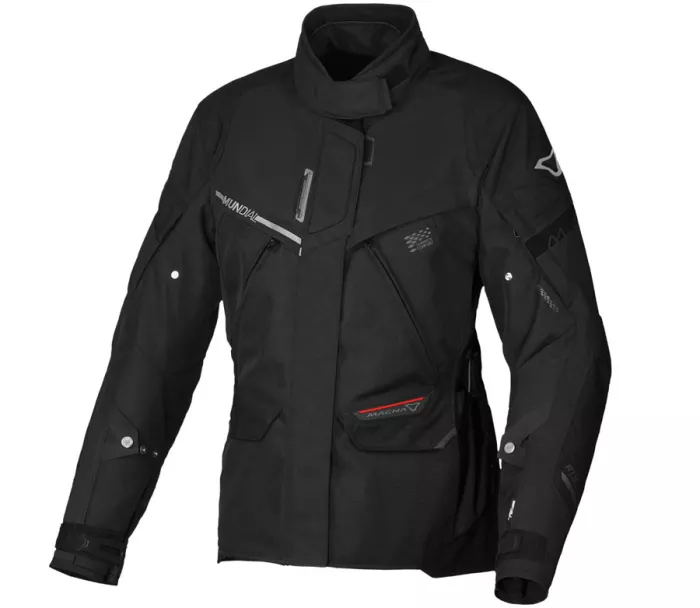 Dámská bunda na moto Macna Mundial black vel. 2XL