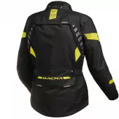 Dámska bunda na moto Macna Ultimax black/yellow fluo