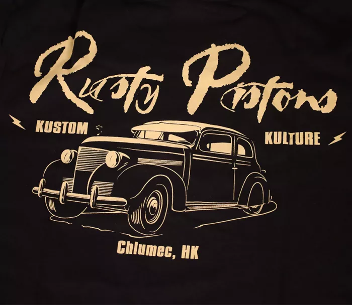 Dámske tričko Rusty Pistons Master 85 black