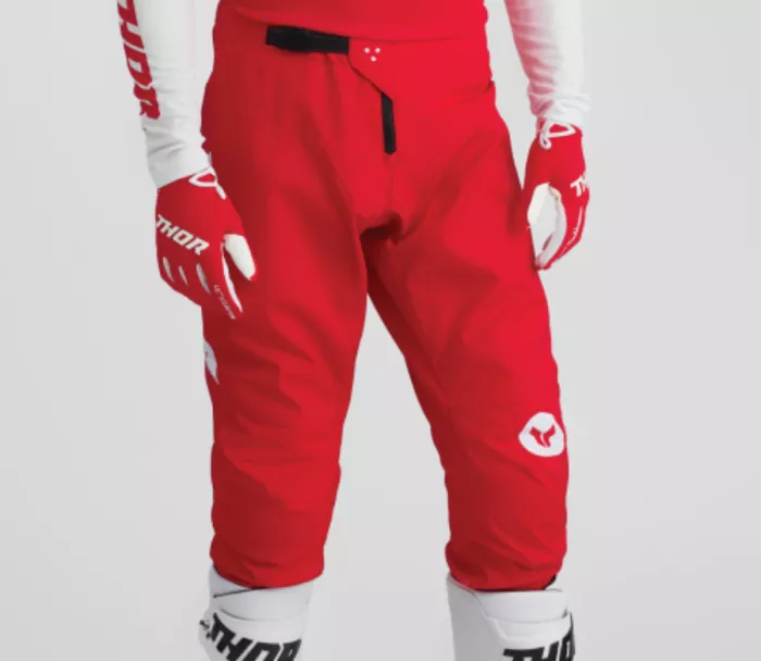 Motokrosové nohavice Thor Ridemode Menace red
