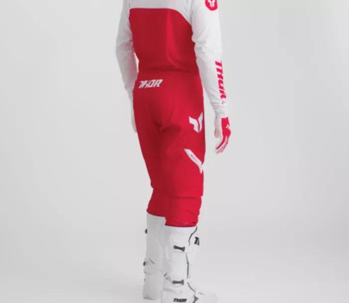 Motokrosové nohavice Thor Ridemode Menace red