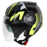 Helma na motorku XRC Metric black/fluo