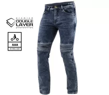 Pánske džínsy na moto Trilobite Micas Urban doublelayer AAA blue