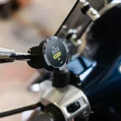 Beeline Moto II Mirror and cross bar clamp mount