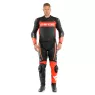 Kombinéza na moto Dainese MISTEL matt black/fluo red/matt black