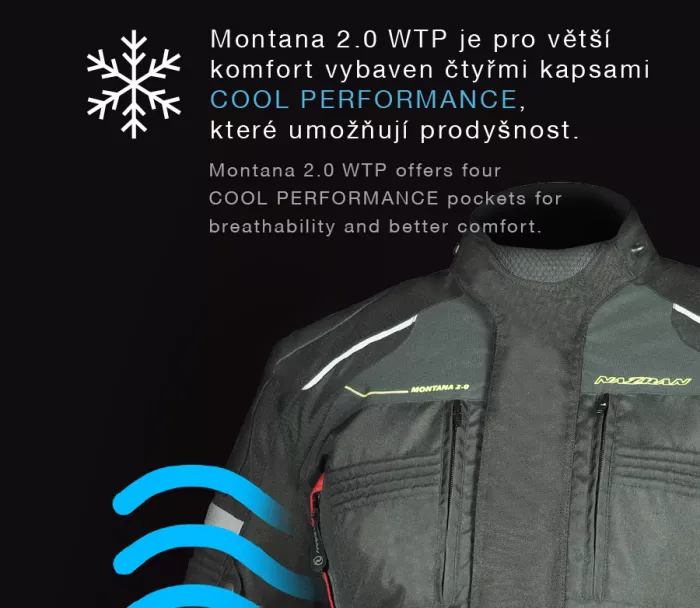 Bunda na moto Nazran Montana 2.0 black/black men