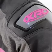 XRC Moos ladies leather jacket blk/pink/grey - 48