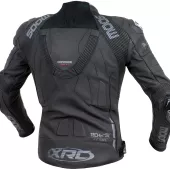 Kožená bunda na moto XRC Moos blk/grey vel´. 58