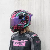 Dámska bunda XRC Moos 2.0 HLT leather blk/pink/grey