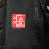 XRC Moos 2.0 HLT men leather jacket blk/red/wht vel. 46