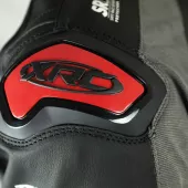 XRC Moos 2.0 HLT men leather jacket blk/red/wht vel. 46