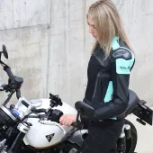 Dámska bunda XRC TOURER AIR HLT Tech Air ready black/turquoise