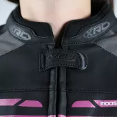 XRC Moos 2.0 HLT ladies leather jacket blk/pink/grey vel. 44
