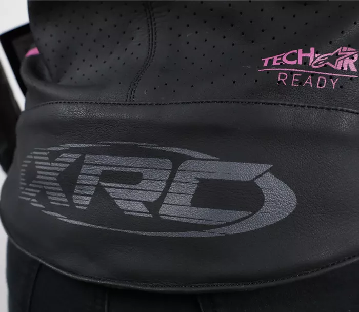 XRC Moos 2.0 HLT ladies leather jacket blk/pink/grey vel. 44