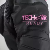 XRC Moos 2.0 HLT ladies leather jacket blk/pink/grey vel. 44