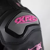 XRC Moos 2.0 HLT ladies leather jacket blk/pink/grey vel. 44