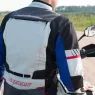 Bunda na motorku Nazran Moritz light grey/blue/black