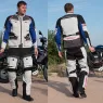 Bunda na motorku Nazran Moritz light grey/blue/black