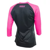 Dievčenský dres Nabajk Ancze jersey 3/4 sleeve black/pink